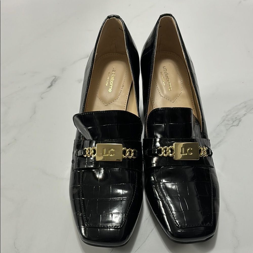 Liz Claiborne Loafers with Gold Accent